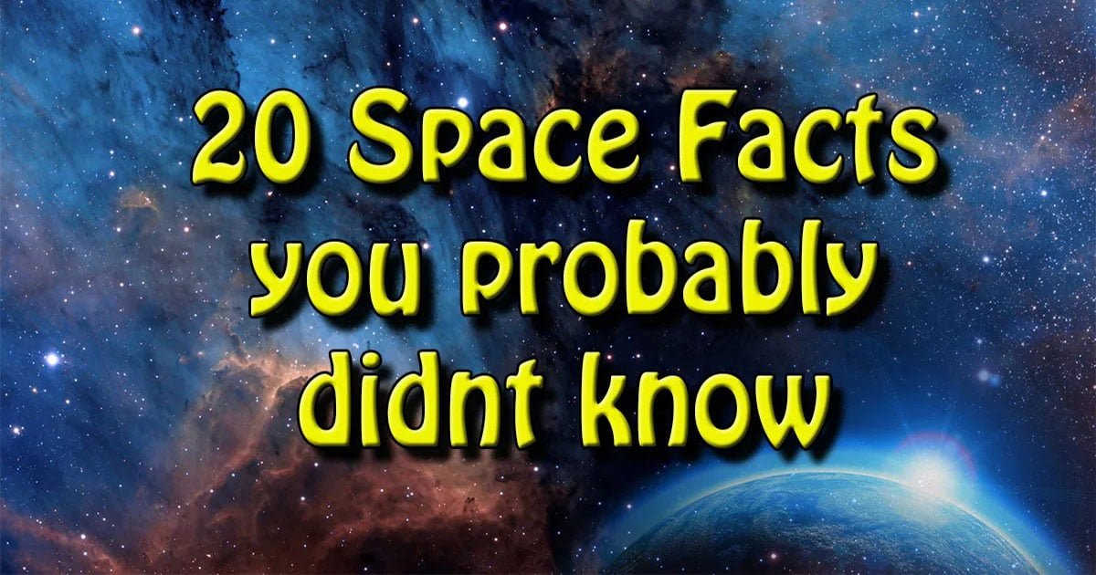 20 Crazy Space facts you may not know